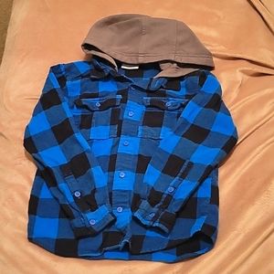 Youth Boys Columbia Hooded flannel